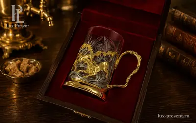 Подстаканник «Охота на кабана»