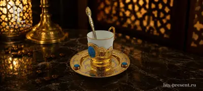 Кофейный набор «Восточная бирюза»